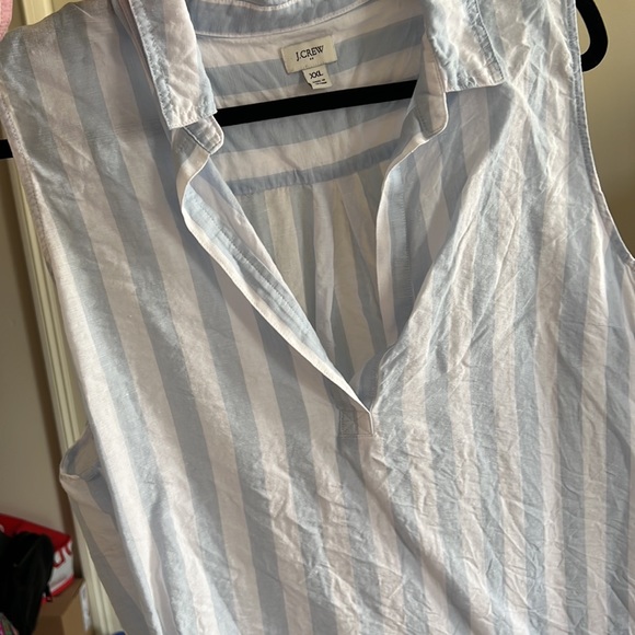 J. Crew factory - women’s linen sleeveless blouse - great condition - size XXL - Picture 6 of 6